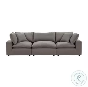 Cali Slate Performance Fabric Modular Sofa