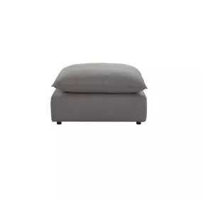 Cali Slate Performance Fabric Ottoman