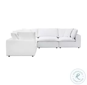 Cali Pearl Performance Fabric Modular L-Sectional