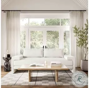 Maeve Pearl White 91" Sofa