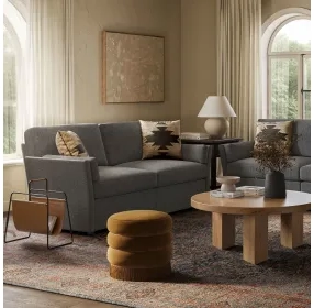 Catarina Gray Performance Fabric 73" Loveseat