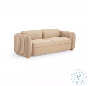 Porto Honey Boucle 90" Living Room Set