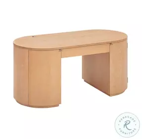 Marlow Natural Wood Executive Home Office Set