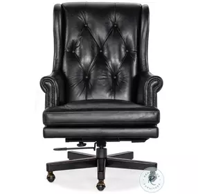 Charleston Black Swivel Tilt Executive Chair