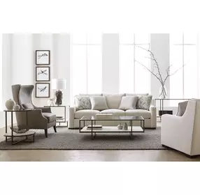 Harlow Bronze And White Travertine Stone Metal Round Chairside Table