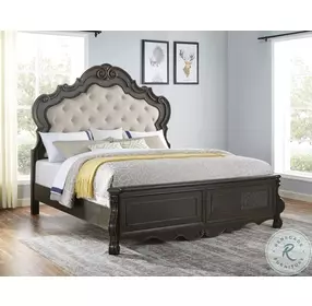 Rhapsody Molasses Upholstered Panel Bedroom set