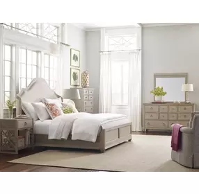 Clearview Oyster 8 Drawer Fremont Dresser with Rectangular Mirror