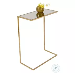 Rico Gold Leaf Cigar Accent Table
