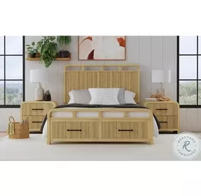 Woodridge Natural 2 Drawer Nightstand