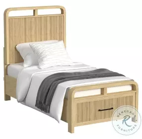 Woodridge Natural Youth Storage Panel Bedroom Set