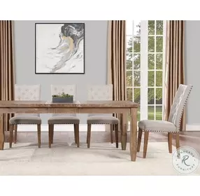 Riverdale Driftwood 80" Extendable Dining Table