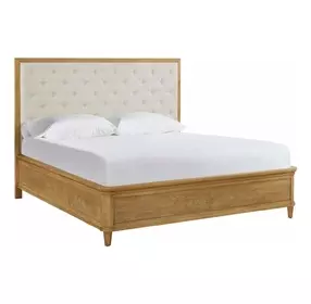 Birchaven Beige and Brindle Upholstered Panel Bedroom Set