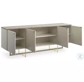 Wish You Were Here Whisper Of Gold And Flowing Sandstone TV Stand