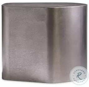 Clawson Graphite Pentagonal Side Table