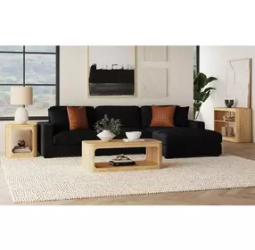 Camelot Natural Rectangular Sofa Table