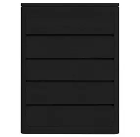 Camelot Black 5 Drawer Chest