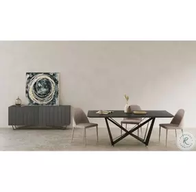 Brolio Gray Sand Blast Sideboard