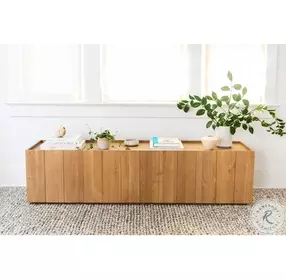 Plank Natural Media Cabinet