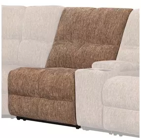 Bronco Plush Tobacco Armless Recliner