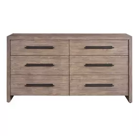 Abode Boulder and Gray 6 Drawer Dresser