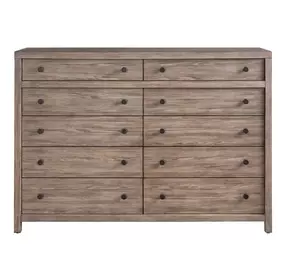 Abode Boulder and Gray 10 Drawer Dresser