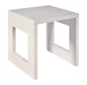 Dwell River Rock Square End Table