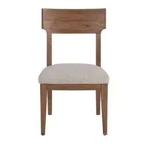 Griffith Park Beige Upholstered Wood Back Side Chair Set of 2