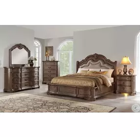 Tulsa Light Sandstone King Panel Bed