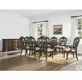 Royale Warm Brown Pecan Buffet