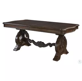 Royale Warm Brown Pecan Extendable Dining Room Set