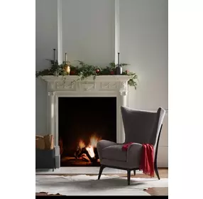 Whats New Pussycat Gray Upholstered Accent Chair