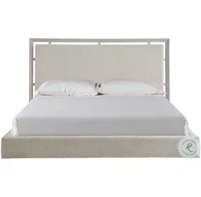 Winslow White Oak And Sheldon Ivory Queen Upholstered Panel Bed