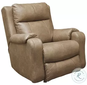 Contour Cocoa SoCozi Massage Rocker Recliner with Power Headrest