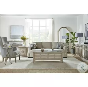 Alfresco Champagne And Gray Lapilli Console Table