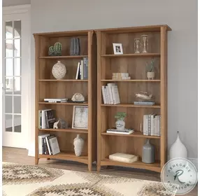 Salinas Reclaimed Pine 2 Piece Tall Bookcase Set
