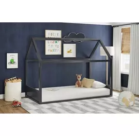 Santino Gray Twin Montessori Bed