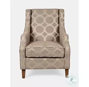 Sanders Taupe Accent Chair
