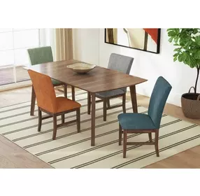 Veronica Walnut 71" Rectangular Dining Table