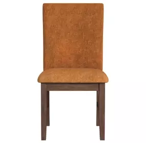 Veronica Orange Upholstered Dining Side Chair Set of 2