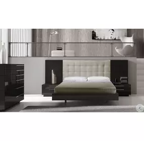 Santana Black 6 Drawer Chiffonier