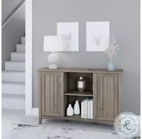 Salinas Driftwood Gray Door Accent Storage Cabinet