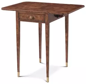 Stephen Church Yorkshire Umber and Gold Rectangular Rourke Accent Table