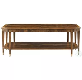 Sloane Edwardian Brown 54" Rectangular Cocktail Table