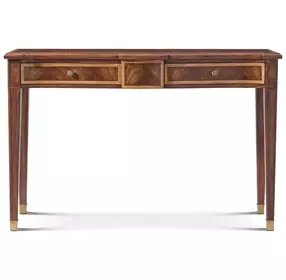 Stephen Church Harrow Brown and Gold Rectangular Merritt Console Table