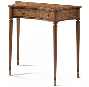 Stephen Church Lancaster Brown and Gold 34" Lorient Writing Table