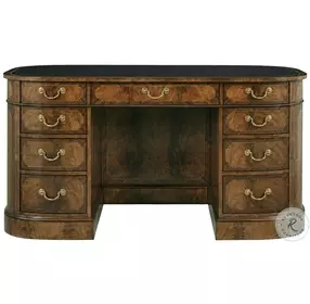 Sloane Brown And Gold 60" Tooling Desk