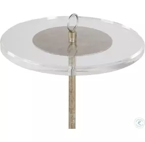 Lexi Champagne Metal Drinking Table