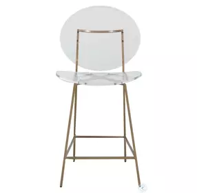 Sandy Antique Gold Counter Stool