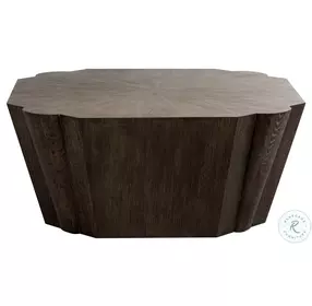 Kenwood Dark Gray And Brushed Cerused Oak Coffee Table