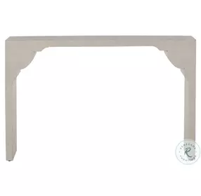 Dorry White Seagrass Console Table